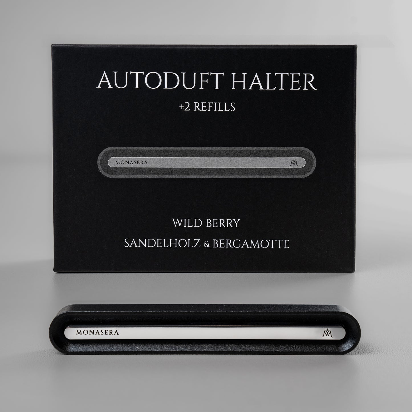 Autoduft-Set in Silber + 2 Refills