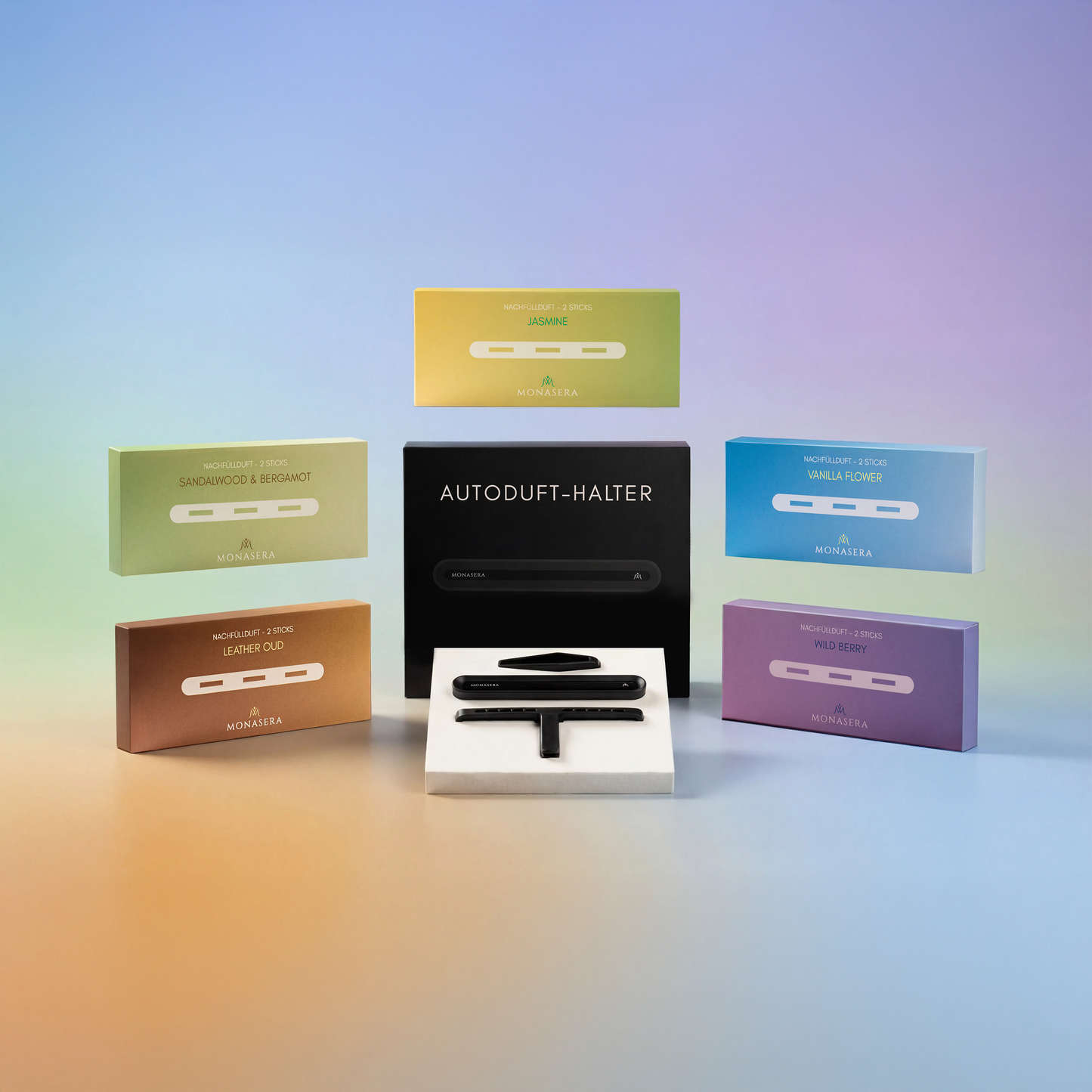 Discovery Set – Alle Düfte inkl. gratis Autoduft-Halter